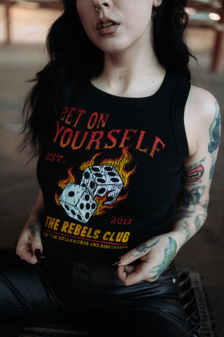 Bet On Yourself Crop Tank